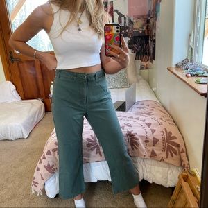 Old Navy forest green cotton pants